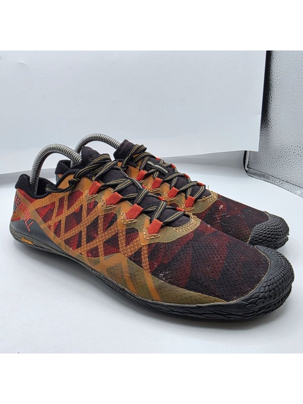 Merrell Vapor Glove 3 Fruit Punch Mens Size 8.5 Minimalist Trail Barefoot Shoes